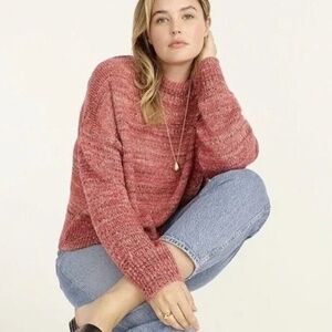 J.Crew Space-Dyed Mockneck Sweater Size M